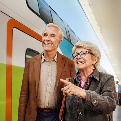 With the WESTbahn, everyone aged 65 and over saves on our ticket prices