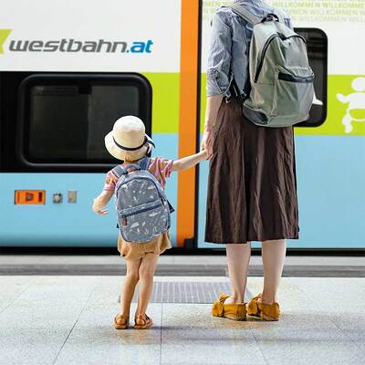Reisen mit dem KlimaTicket Ö Familie in der Westbahn Reisen mit dem KlimaTicket Ö Familie in der Westbahn
