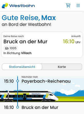 WestBuddy vor der Abfahrt WestBuddy Reiseinformationen vor der Abfahrt